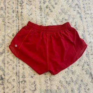 Red hotty hot shorts